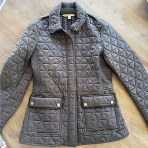 Burberry Brit Quilted Gray Women's Jacket